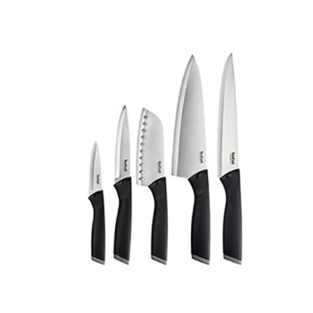 Набор кухонных ножей tefal comfort knives k221sa14. Нож Tefal сантоку 12см. Tefal нож сантоку Comfort 12 см. Tefal k2213614. Нож Tefal k2213514.