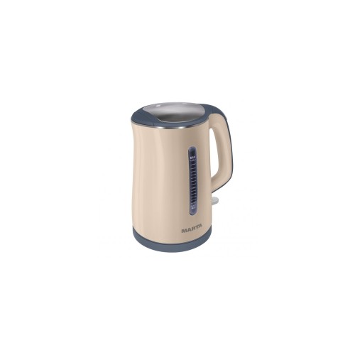 Электрический чайник Marta MT 1065 бежевый/серый,  термос
