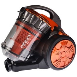 DELTA Пылесос 1800W LUX DL 0834 оранжевый с серым