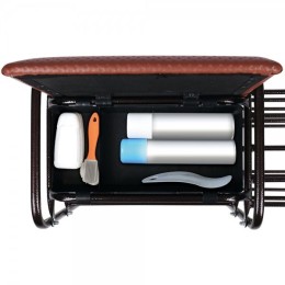 НИКА Этажерка для обуви «Люкс» с ящиком ЭТЛ5/1 медный антик