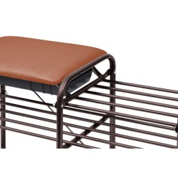 НИКА Этажерка для обуви «Люкс» с ящиком ЭТЛ5/1 медный антик