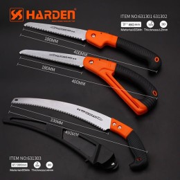 HARDEN Складная пила с открытой рукояткой 180мм 631301