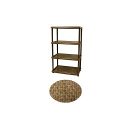 АЛЬТЕРНАТИВА Полка для обуви 4 секции ДЕКО М 2714