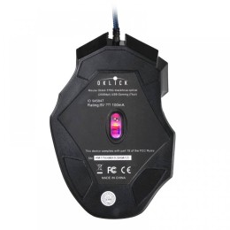 OKLICK Мышь 775G Ice Claw черный/синий оптическая USB игровая 945847