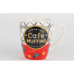 КОРАЛЛ Кружка 370мл. Кофейная история GJ011-CMG