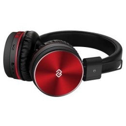 DIGMA Гарнитура накладные BT 12 красный/черный беспроводные bluetooth 1067491