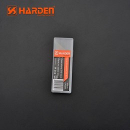 HARDEN Набор из 10 трапециевидных лезвий_19х60мм для ножа (570332) (570325) 570345