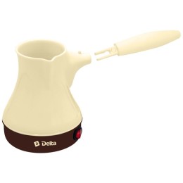 DELTA Турка электрическая DL 8162 бежевая с коричневым