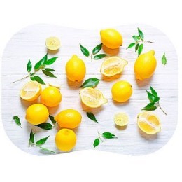 DELTA Разделочный мат гибкий ПП 30х40см Лимоны