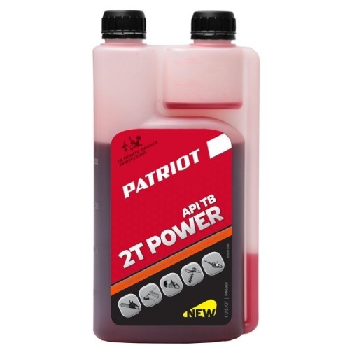 Масло PATRIOT POWER ACTIVE 2T, минеральное, дозаторная 0,946 л 97759