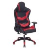 Кресло игровое Бюрократ CH-773N/BL+RED одна подушка черный/красный искусственная кожа 1075449