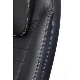 Бюрократ Кресло руководителя T-9923WALNUT/BLACK черный кожа крестовина дерево 1115302