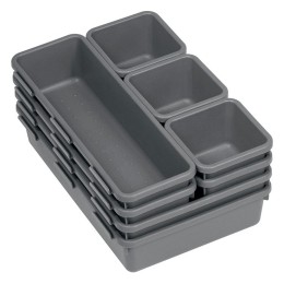 М-ПЛАСТИКА Набор лотков №2 М 1618 графит