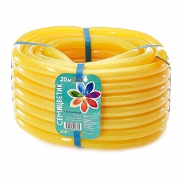 ГИДРОАГРЕГАТ Шланг поливочный однослойный СЕМИЦВЕТИК 3/4 дюйма, 20 м, цвет в ассортименте