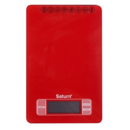 SATURN Весы кухонные ST KS 7235 red