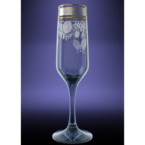 Набор бокалов для шампанского ГУСЬ ХРУСТАЛЬНЫЙ Нежность 200мл. TL34-4170