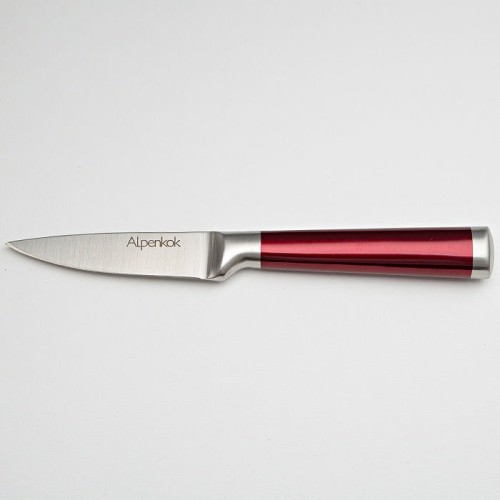 Нож для чистки овощей Burgundy 8,9 см. ALPENKOK AK 2080/E