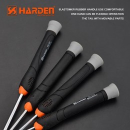HARDEN Профессиональная шлицевая отвертка для точных работ 3.0х50мм 550103