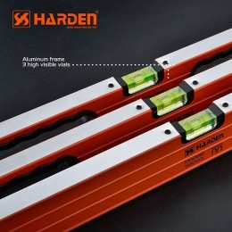 HARDEN Уровень профессиональный алюминиевый с резиновой ручкой 800мм 580512