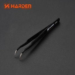 HARDEN Пинцет профессиональный изогнутый 120мм 660213