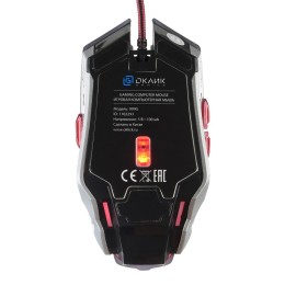 OKLICK Мышь 999G, игровая, оптическая, проводная, USB, черный 1102293