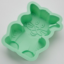 WEBBER Форма 20Х16 см Кот BE 4396 S зеленый