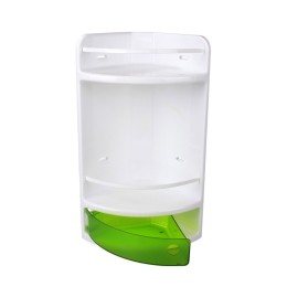 АЛЬТЕРНАТИВА Полка для ванной М 3157 зеленый