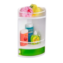 АЛЬТЕРНАТИВА Полка для ванной М 3157 зеленый