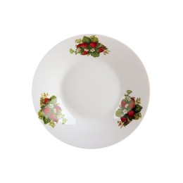 КОРАЛЛ Тарелка глубокая 20 см Клубника ZHL-1551/20