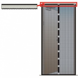 УЮТОМАНИЯ Сетка антимоскитная универсальная 100x220см с магнитными замками УТ 4000 черная