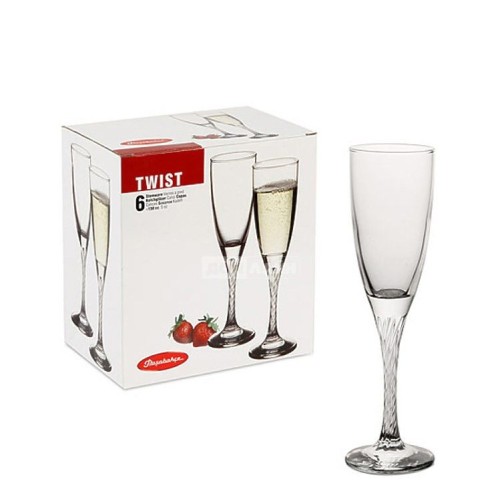 Набор бокалов для шампанского PASABAHCE Twist 175мл.(6шт) 44307