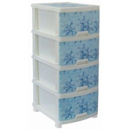 М-ПЛАСТИКА Комод 4 секции Классик Деко М2803