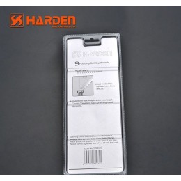 HARDEN Набор длинных шестигранных ключей с плавающей головкой типа Г 9шт. 540609