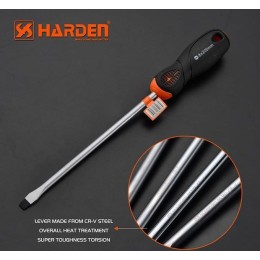 HARDEN Профессиональная шлицевая отвертка 5x100мм 550355
