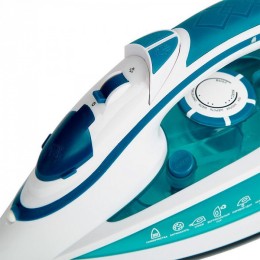 DELTA Утюг 2200W LUX DL 352 белый с бирюзовым