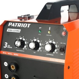 PATRIOT Полуавтомат сварочный инверторный WMA 225MQ MIG/MAG/MMA