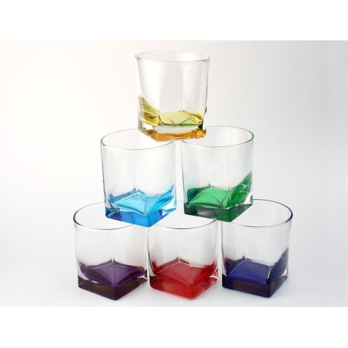 Набор стаканов для виски PASABAHCE BALTIC 310 мл.(6 шт.) 41290 радуга