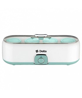 DELTA Йогуртница DL 8402 белая с серо-зеленым