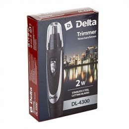 DELTA Триммер DL 4300 черный с серебристым