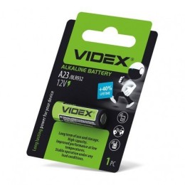 Videx Батарейка щелочная А23/Е23А 1pc BLISTER CARD (12/240) 22908