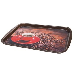 ЭЛЬФПЛАСТ Поднос 47*35 см Ретро с рисунком  303 микс