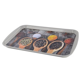 ЭЛЬФПЛАСТ Поднос 47*35 см Ретро с рисунком  303 микс