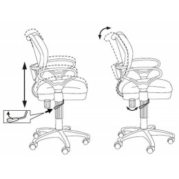 Бюрократ Кресло CH-799AXSN/Black спинка сетка черный сиденье черный 26-28 664030