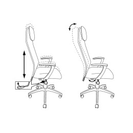 Бюрократ Кресло руководителя KB-8N/BLACK черный TW-01 TW-11 сетка/ткань 1140281