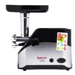 SATURN Мясорубка 1600W ST FP 1098 Black