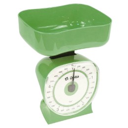 DELTA Весы кухонные КСА-106 с чашей зеленые