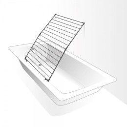 НИКА Сушилка для белья на ванну СБ4 серый