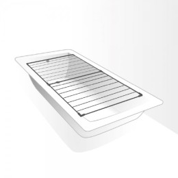 НИКА Сушилка для белья на ванну СБ4 серый