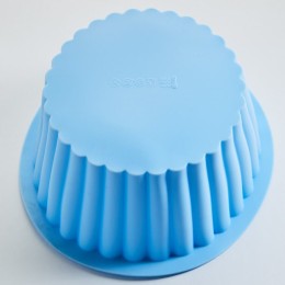 ALPENKOK Форма 19х13,5х8,5см Круглая-19 AK 6136 S голубой