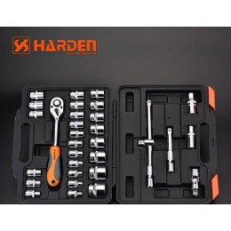 HARDEN Набор головок в кейсе 1/2 32пр. 510432